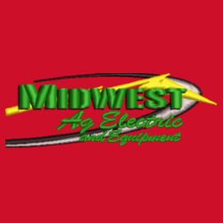 Midwest Ag - Heather 3-Stripes Block Sport Shirt Design