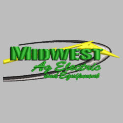 Midwest Ag - 3-Stripes Double Knit Quarter-Zip Pullover Design