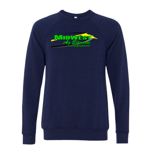 Midwest Ag - Unisex Sponge Fleece Raglan Sweatshirt Thumbnail