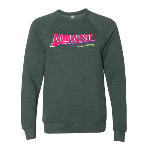 Midwest Ag - Unisex Sponge Fleece Raglan Sweatshirt Thumbnail
