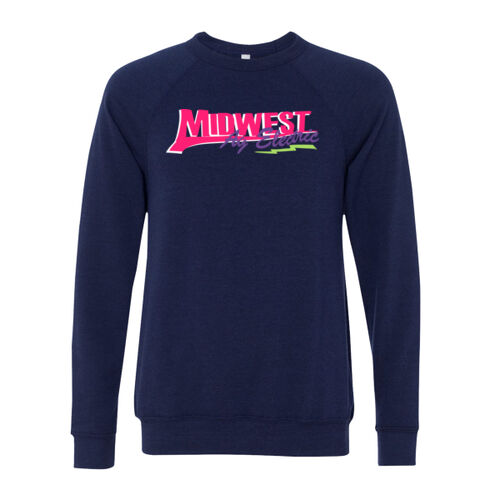 Midwest Ag - Unisex Sponge Fleece Raglan Sweatshirt Thumbnail